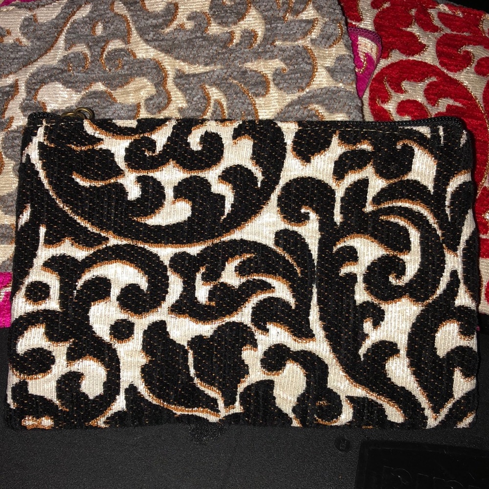 NEW Moroccan tapestry zipper hand bag wallet